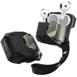 Juodas dėklas Apple Airpods 4 "SUPCASE MATRIX"