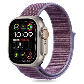 Lilac apyrankė Apple Watch 6 / 7 / 8 / 9 / 10 / SE (40 / 41 / 42mm) "Tech-Protect Nylon"