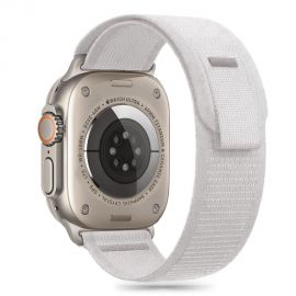 Pilka apyrankė Apple Watch 6 / 7 / 8 / 9 / 10 / SE / Ultra 1 / 2 (44 / 45 / 46 / 49mm) "Tech-Protect Nylon Stripe"