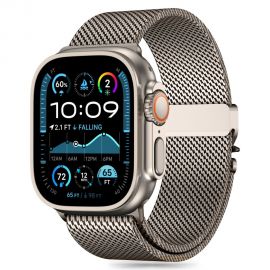 Titano spalvos apyrankė Apple Watch 6 / 7 / 8 / 9 / 10 / SE / Ultra 1 / 2 (44 / 45 / 46 / 49mm) "Tech-Protect Milano"