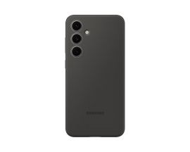 Juodas originalus dėklas Samsung Galaxy S24 FE "EF-PS721CBE Silicone Cover"