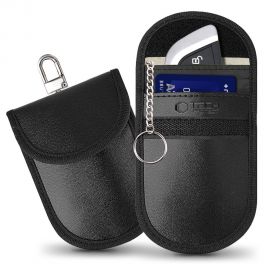 Juodas dėklas blokuojantis signalą "TECH-PROTECT KLR100 POUCH KEYLESS RFID SIGNAL BLOCKER"