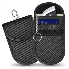Carbon dėklas blokuojantis signalą "TECH-PROTECT KLR100 POUCH KEYLESS RFID SIGNAL BLOCKER"