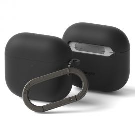 Juodas dėklas Apple Airpods 4 "Ringke Silicone"