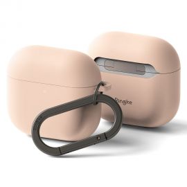 Rausvas dėklas Apple Airpods 4 "Ringke Silicone"