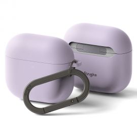 Purpurinis dėklas Apple Airpods 4 "Ringke Silicone"
