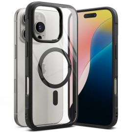 Juodas dėklas Apple Iphone 16 Pro Max "Ringke Fusion Bold Magnetic Magsafe"