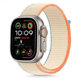 Kreminė apyrankė Apple Watch 6 / 7 / 8 / 9 / 10 / SE / (40 / 41 / 42mm) "Tech-Protect Nylon"