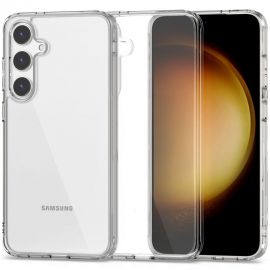 Skaidrus dėklas Samsung Galaxy S24 FE "Tech-Protect FlexAir Hybrid"