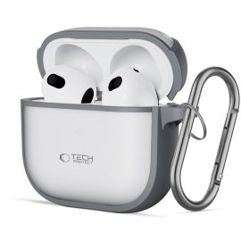 Pilkas matinis dėklas Apple Airpods 4 "TECH-PROTECT MAGMAT"