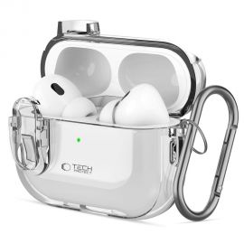 Skaidrus dėklas Apple Airpods Pro 1 / 2 "Tech-Protect Slim Hook"