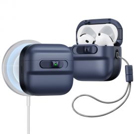 Mėlynas dėklas Apple Airpods 4 "ESR PULSE HALOLOCK MAGSAFE"