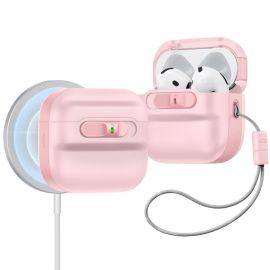 Rožinis dėklas Apple Airpods 4 "ESR PULSE HALOLOCK MAGSAFE"