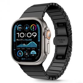 Juoda apyrankė Apple Watch 6 / 7 / 8 / 9 / 10 / SE / Ultra 1 / 2 (42 / 44 / 45 / 49MM) "Tech-Protect Linkband"