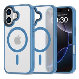 Matinis mėlynas dėklas Apple Iphone 16 "Tech-Protect Magmat Magsafe"