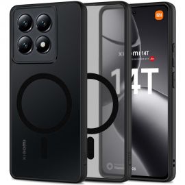 Juodas matinis dėklas Xiaomi 14T "Tech-Protect Magmat Magsafe"
