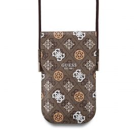 Rudas telefono krepšys "Guess PU 4G Peony Multicolor Phone Bag"