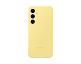 Geltonas originalus dėklas Samsung Galaxy S24 FE "EF-PS721CYE Silicone Cover"
