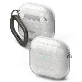 Skaidrus blizgantis dėklas Apple Airpods 4 "Ringke Air"