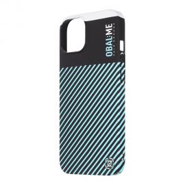 Juodas-mėlynas dėklas telefonui Apple iPhone 13 "OBAL:ME Flossy Stripes"