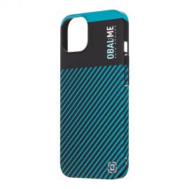 Juodas-žalsvas dėklas telefonui Apple iPhone 13 "OBAL:ME Flossy Stripes"