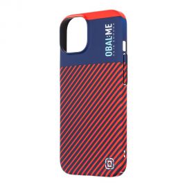 Mėlynas-raudonas dėklas telefonui Apple iPhone 15 "OBAL:ME Flossy Stripes"