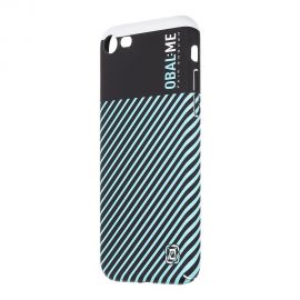 Juodas-mėlynas dėklas telefonui Apple iPhone 7 / 8 / SE 2020 / SE 2022 "OBAL:ME Flossy Stripes"