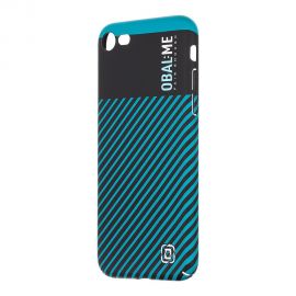 Juodas-žalsvas dėklas telefonui Apple iPhone 7 / 8 / SE 2020 / SE 2022 "OBAL:ME Flossy Stripes"
