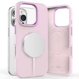 Rožinis dėklas Apple Iphone 16 Pro Max "Tech-Protect Silicone Pure Magsafe"