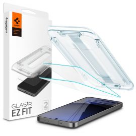 Skaidrus apsauginis stikliukas Samsung Galaxy S24 FE / A56 5G "Spigen Glas.Tr Ez Fit" 2vnt