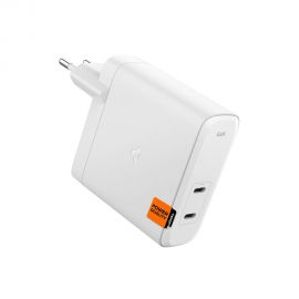 Baltas buitinis pakrovėjas "SPIGEN ARCSTATION PRO GAN-1402 2-PORT NETWORK CHARGER 140W"