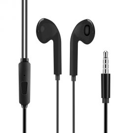 Juodos ausinės OBAL:ME Wired Earphones 3.5mm Jack