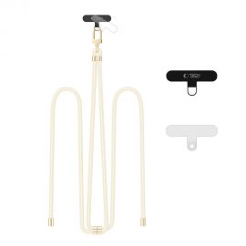 Beige-auksinis dirželis "TECH-PROTECT C7S ROPE CROSSBODY STRAP"