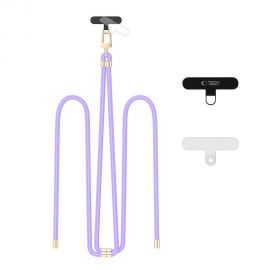 Levandų-auksinis dirželis "TECH-PROTECT C7S ROPE CROSSBODY STRAP"