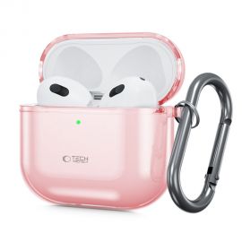 Rožinis dėklas Apple Airpods 4 "Tech-Protect FlexAir"