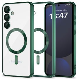 Žalias dėklas Samsung Galaxy S24 FE "Tech-Protect Magflex"