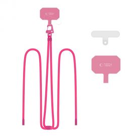 Rožinis neon dirželis "TECH-PROTECT C5S ROPE CROSSBODY STRAP"