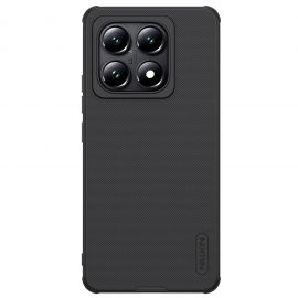 Juodas dėklas Nillkin Super Frosted PRO Magnetic telefonui Xiaomi 14T