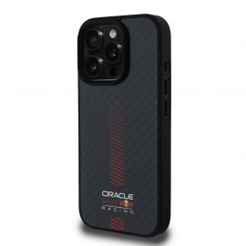 Juodas dėklas Apple Iphone 16 Pro "Red Bull Carbon Powerbar MagSafe"