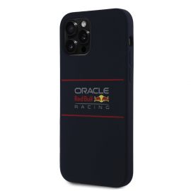 Tamsiai mėlynas dėklas Apple Iphone 12 / 12 Pro "Red Bull Silicone Horizontal Logo MagSafe"