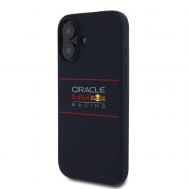 Tamsiai mėlynas dėklas Apple Iphone 16 Plus "Red Bull Silicone Horizontal Logo MagSafe"