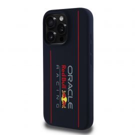 Tamsiai mėlynas dėklas Apple Iphone 15 Pro Max "Red Bull Silicone Vertical Logo MagSafe"