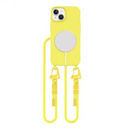 Geltonas dėklas Apple Iphone 13 "Tech-Protect Magnecklace Magsafe"