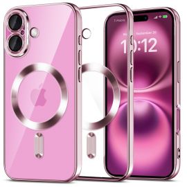 Rožinis dėklas Apple Iphone 16 "Tech-Protect Magflex Magsafe"