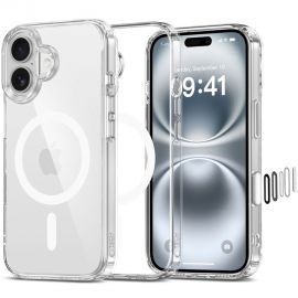 Skaidrus dėklas Apple Iphone 16 "Tech-Protect FlexAir Hybrid CC Magsafe"