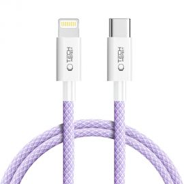 Purpurinis kabelis "TECH-PROTECT ULTRABOOST LITE LIGHTNING CABLE PD27W/3A 100CM"
