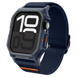 Tamsiai mėlyna apyrankė Apple Watch 10 ( 46mm) "Spigen Lite Fit"