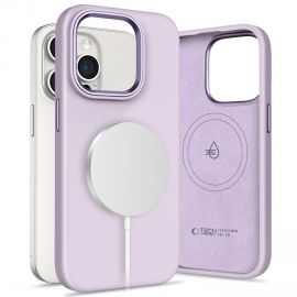 Purpurinis dėklas Apple Iphone 15 Pro "Tech-Protect Silicone Pure Magsafe"