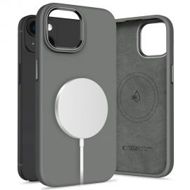 Pilkas dėklas Apple Iphone 15 "Tech-Protect Silicone Pure Magsafe"