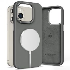 Pilkas dėklas Apple Iphone 15 Pro "Tech-Protect Silicone Pure Magsafe"